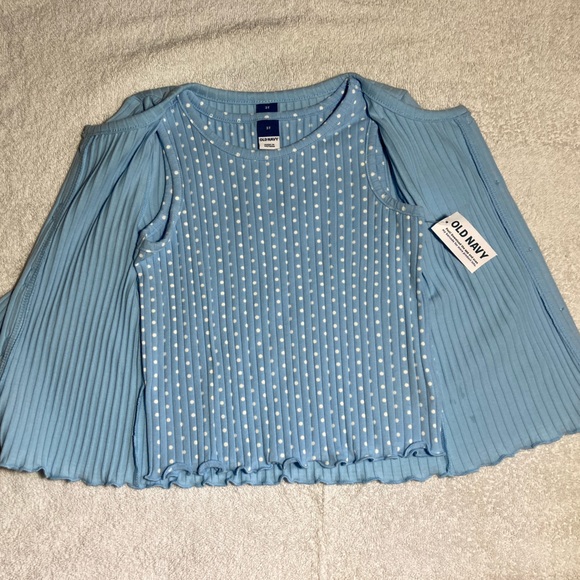 Set 2 piezas 3T niña Nuevo blusa de tirantes y cárdigan - Picture 3 of 3